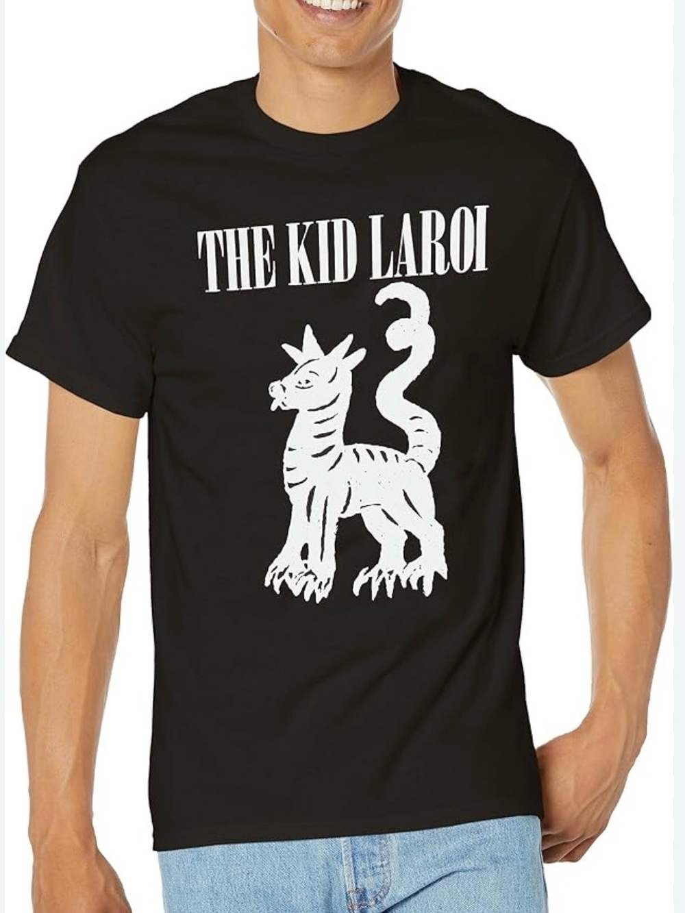 The Kid LAROI Unisex Adult The Kid Laroi Eotw Black Sketch Tee
